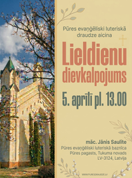 Pūres evaņģēliski luteriskā draudze logo